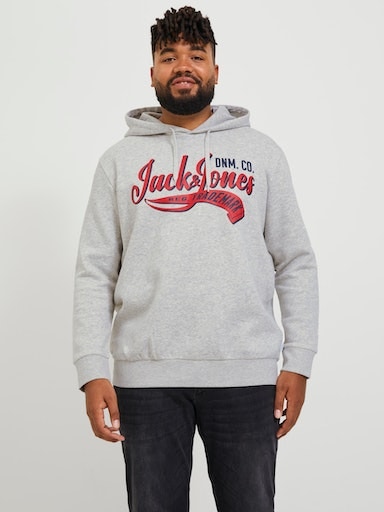 Jack & Jones PlusSize Kapuzensweatshirt »JJELOGO SWEAT HOOD 2 COL 23/24 NOOS PLS« von Jack & Jones PlusSize