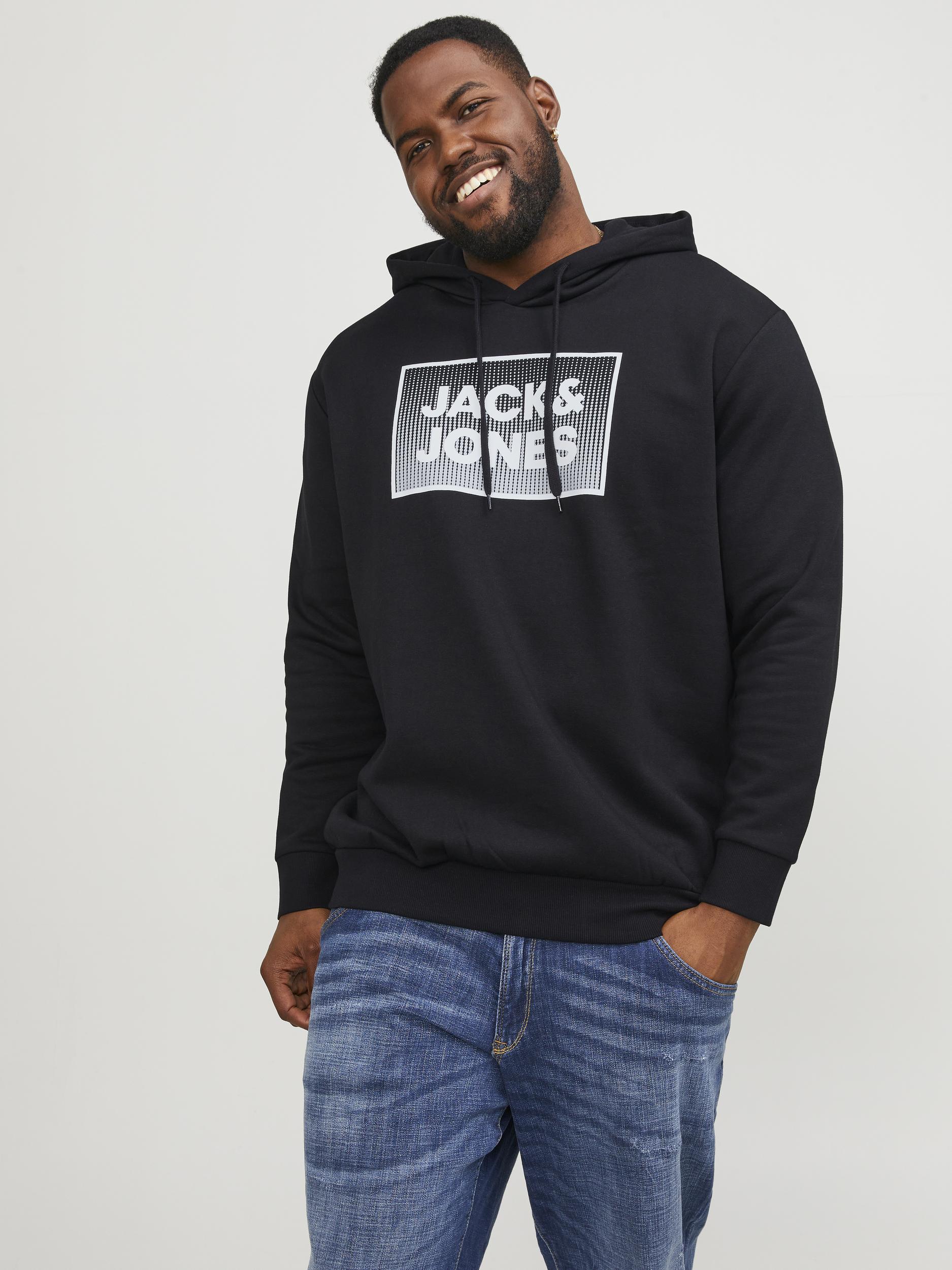 Jack & Jones PlusSize Kapuzensweatshirt »JJSTEEL SWEAT HOOD PLS« von Jack & Jones PlusSize