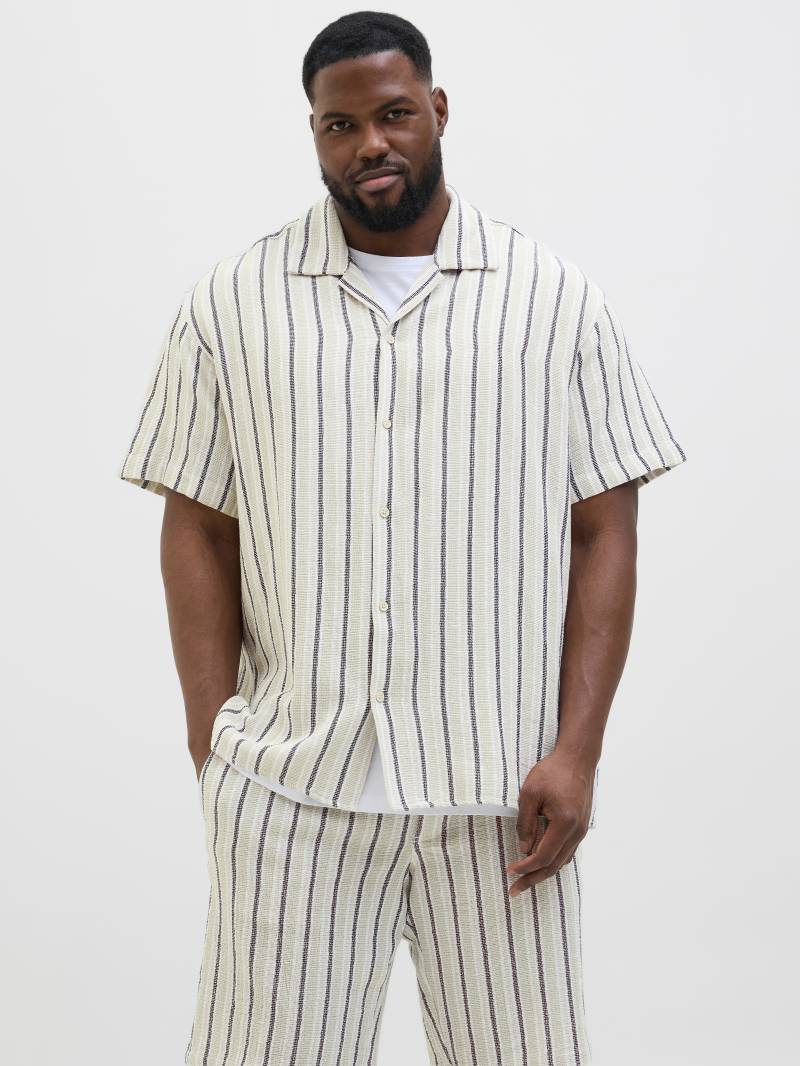 Jack & Jones PlusSize Kurzarmhemd »JORCOBA STRIPE RESORT SHIRT SS SN PLS« von Jack & Jones PlusSize