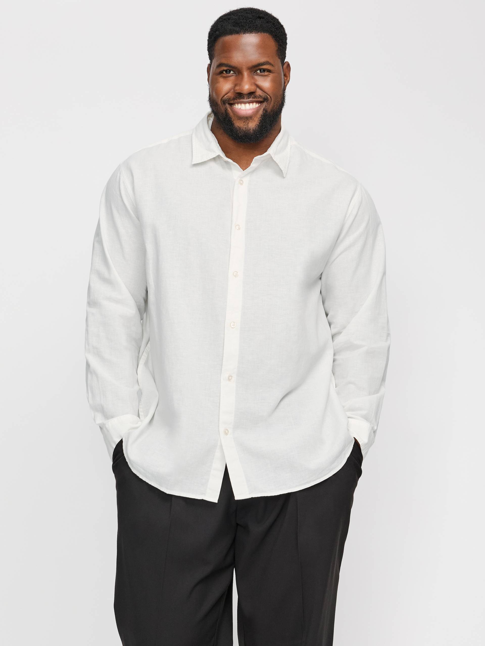 Jack & Jones PlusSize Langarmhemd »JJEBREEZE SHIRT LS SN PLS«, mit Hemdkragen Jack & Jones PlusSize Langarmhemd »JJEBREEZE SHIRT LS SN PLS«, mit Hemdkragen von Jack & Jones PlusSize