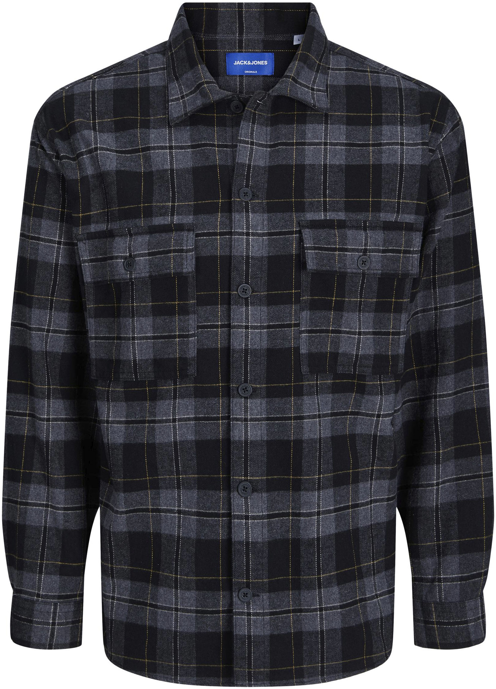 Jack & Jones PlusSize Langarmhemd »JORBLAFRI CHECK OVERSHIRT LS PLS« von Jack & Jones PlusSize