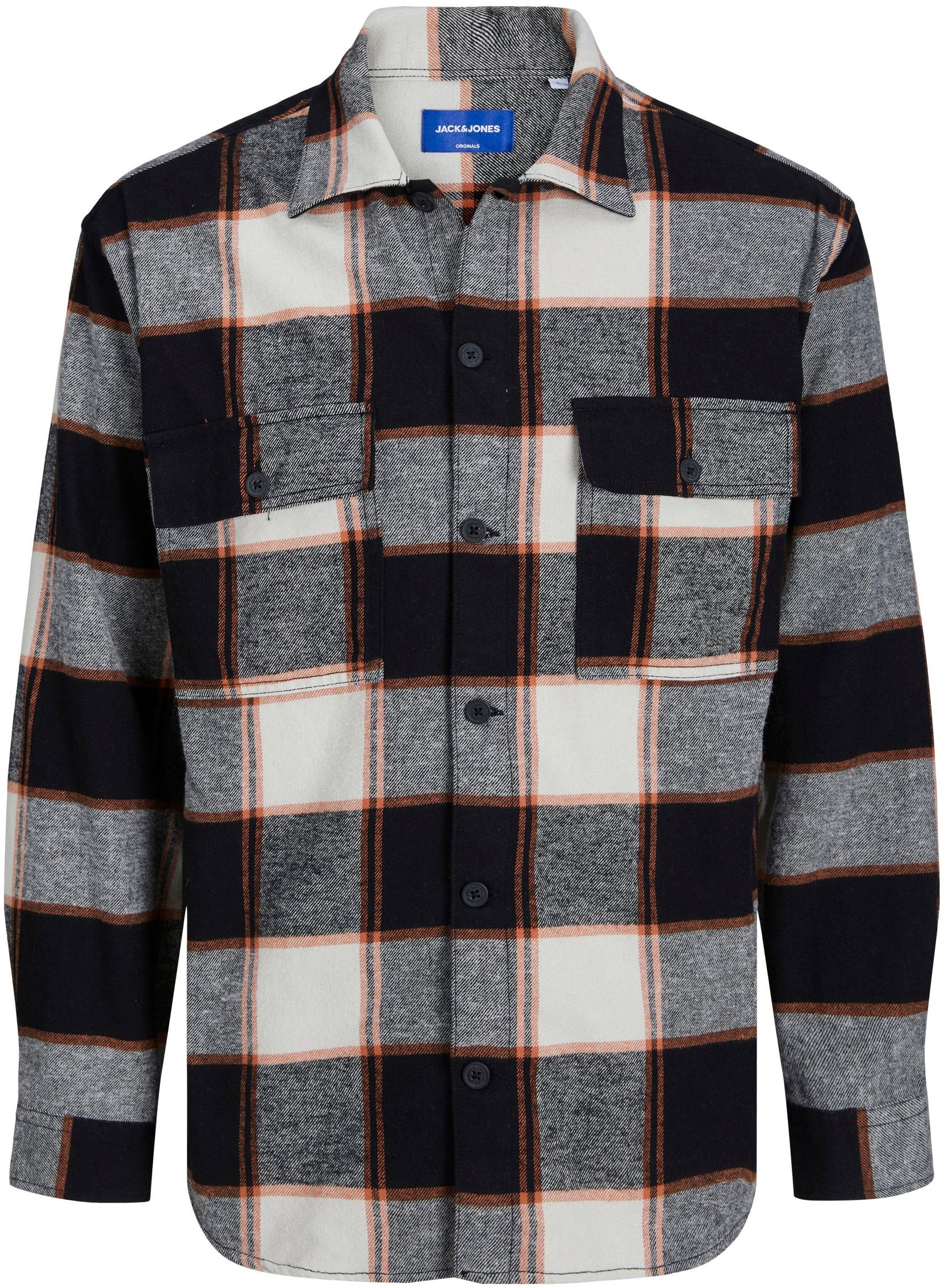 Jack & Jones PlusSize Langarmhemd »JORBLAFRI CHECK OVERSHIRT LS PLS« von Jack & Jones PlusSize