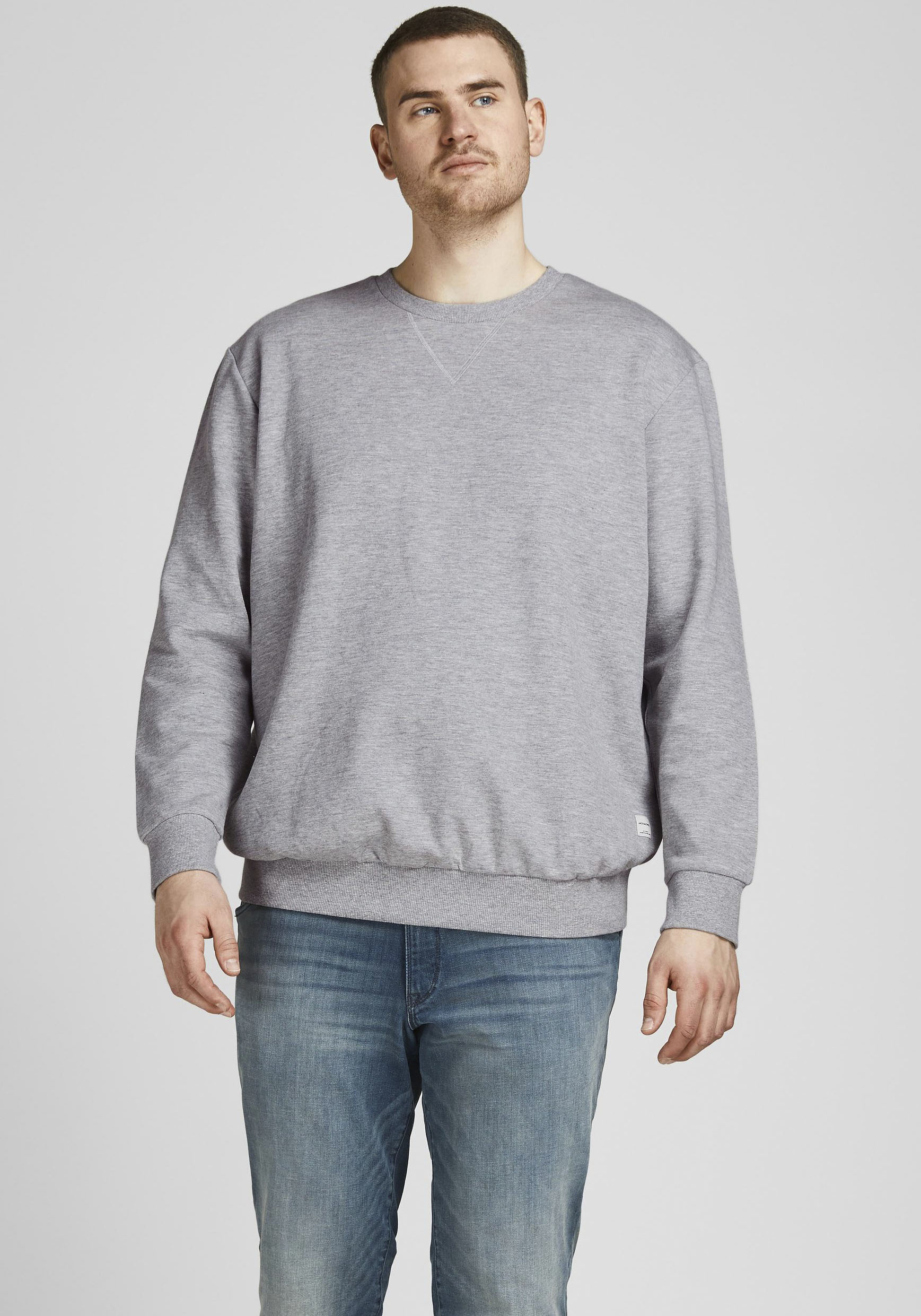 Jack & Jones PlusSize Sweatshirt »BASIC SWEAT CREW NECK«, (Packung) von Jack & Jones PlusSize