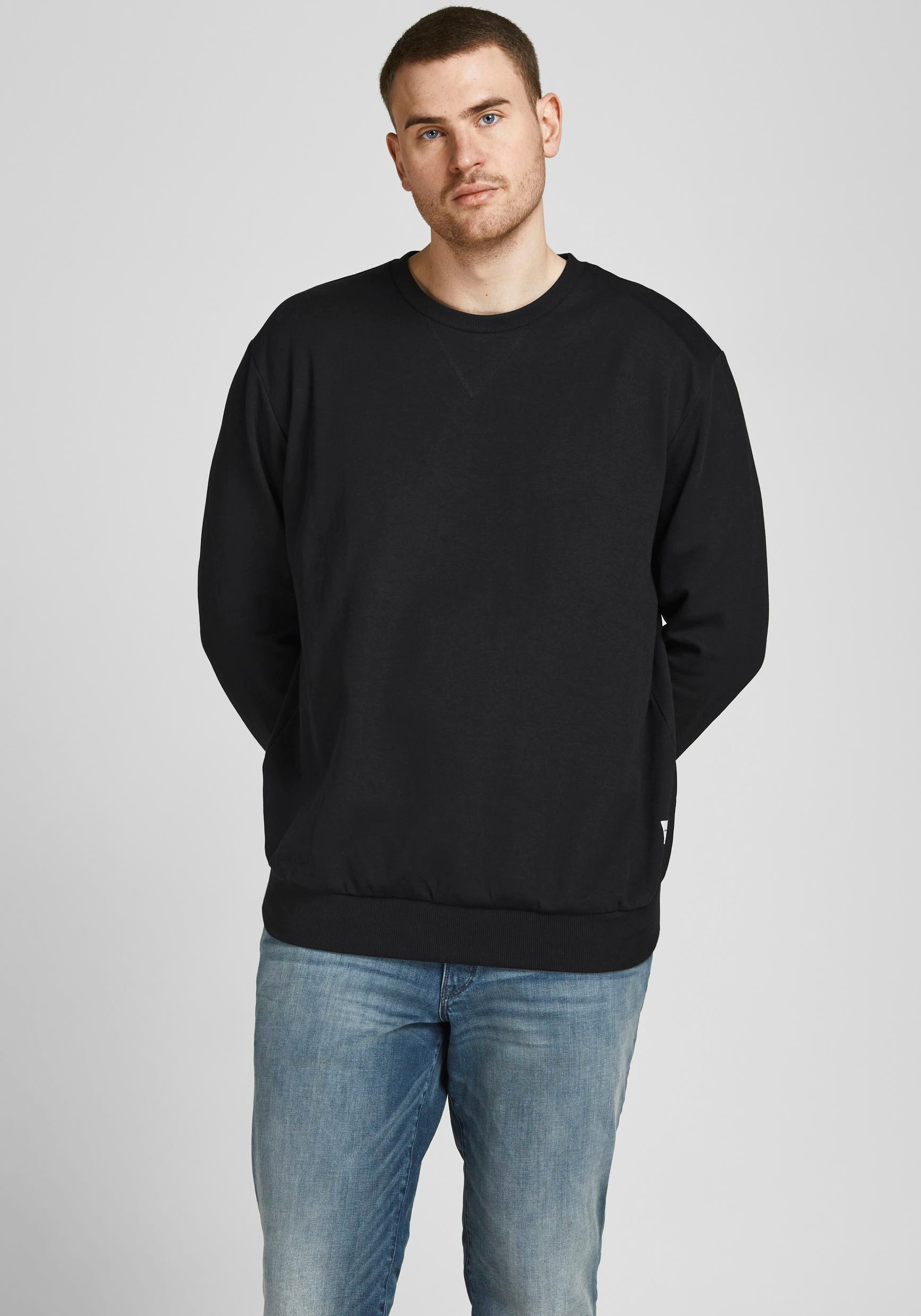 Jack & Jones PlusSize Sweatshirt »BASIC SWEAT CREW NECK«, (Packung) von Jack & Jones PlusSize