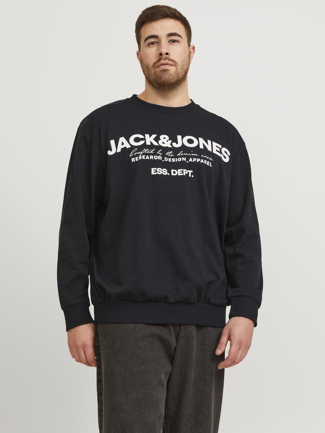 Jack & Jones PlusSize Sweatshirt »JJGALE SWEAT O-NECK PLS« von Jack & Jones PlusSize