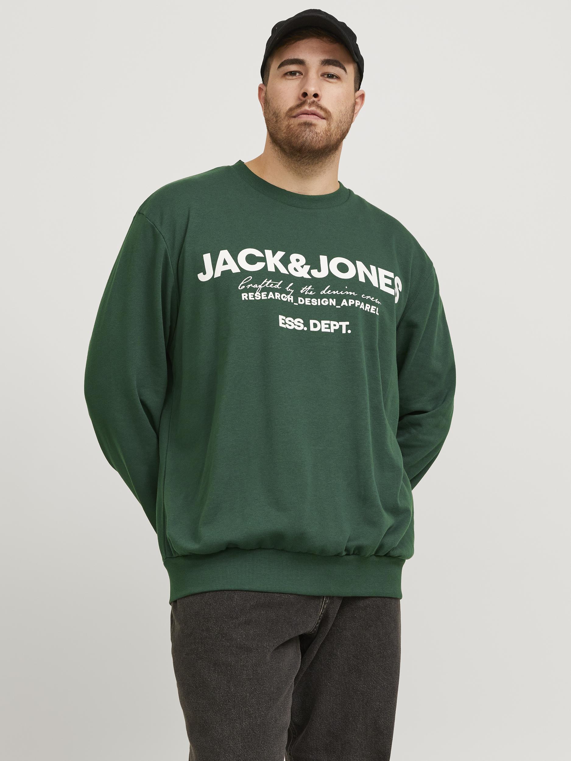 Jack & Jones PlusSize Sweatshirt »JJGALE SWEAT O-NECK PLS« von Jack & Jones PlusSize