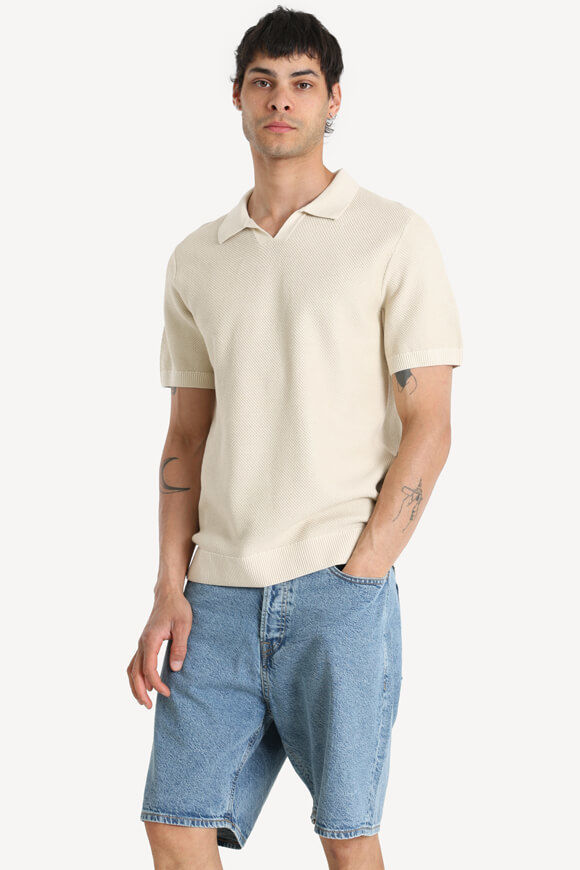 Jack & Jones Premium JPRCCEASTON Strick Poloshirt | Whitecap Gray | Herren | M Jack & Jones Premium JPRCCEASTON Strick Poloshirt | Whitecap Gray | Herren | M von Jack & Jones Premium