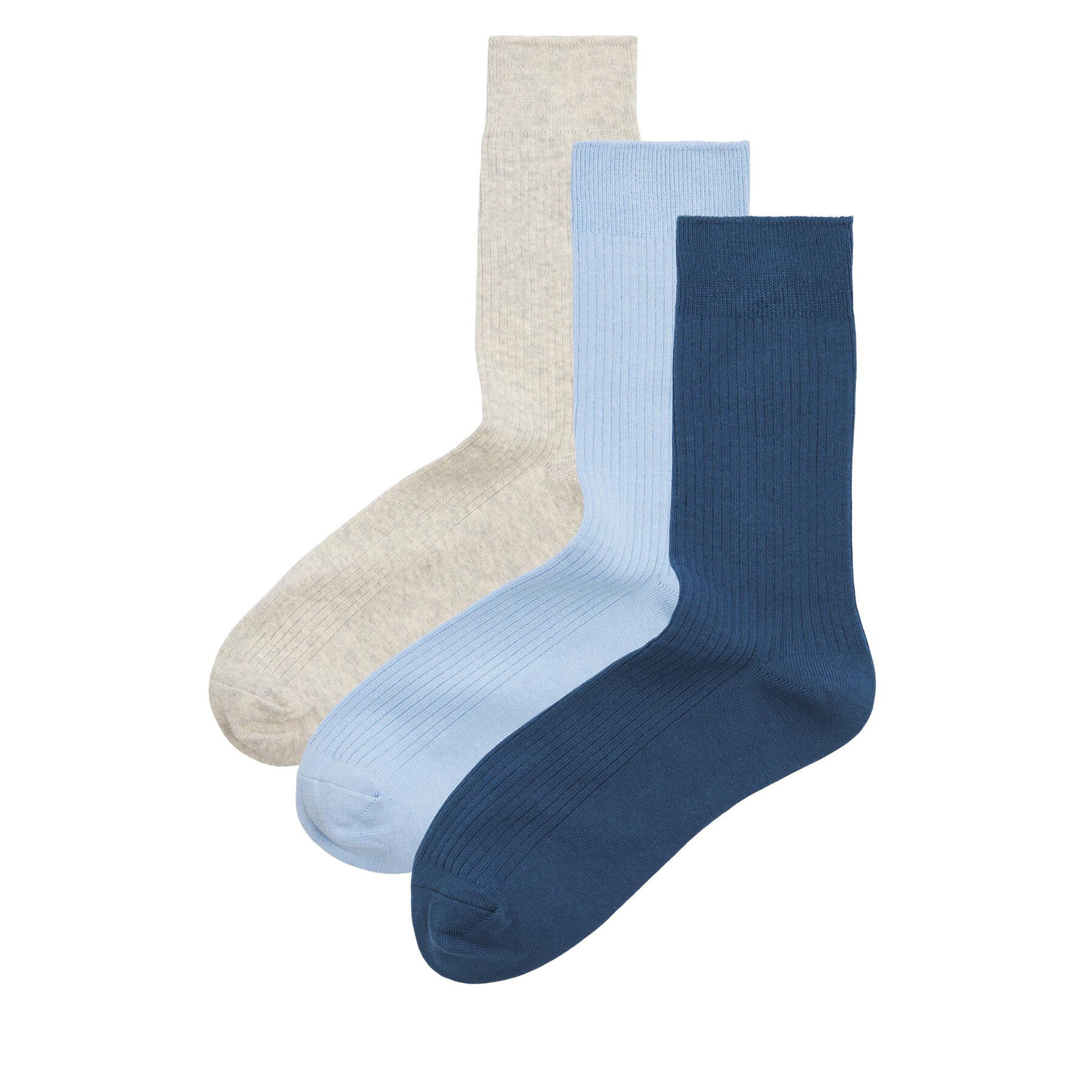 3er-Set hohe Herrensocken Jack&Jones Jac 12239155 Dark Denim von Jack&Jones