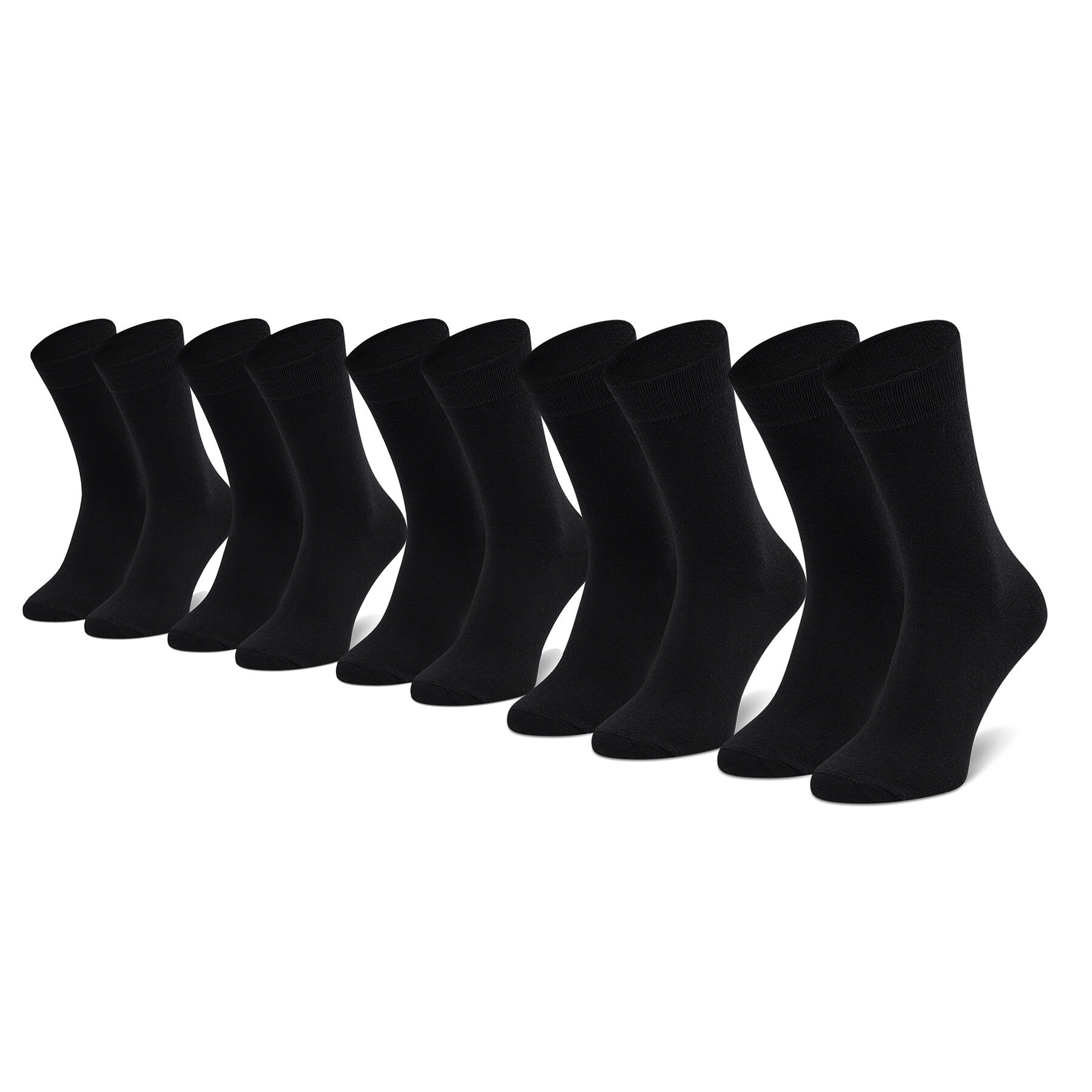 5er-Set hohe Herrensocken Jack&Jones Jacjens Sock 5 Pack Noos r.OS 12113085 Black/Black & Bl von Jack&Jones