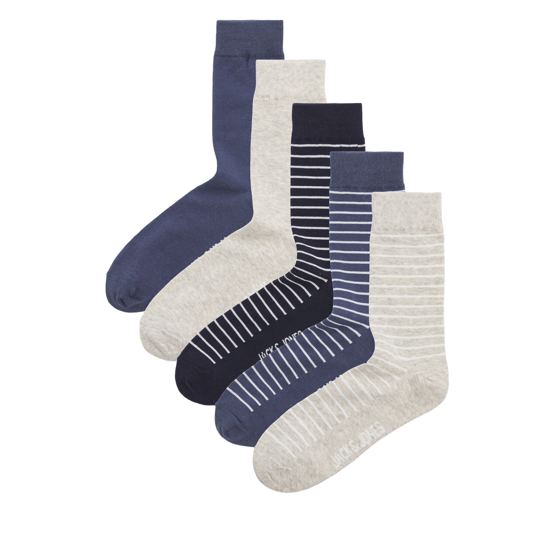 5er-Set hohe Herrensocken Jack&Jones Milo 12252620 Dark Blue 4436291 von Jack&Jones