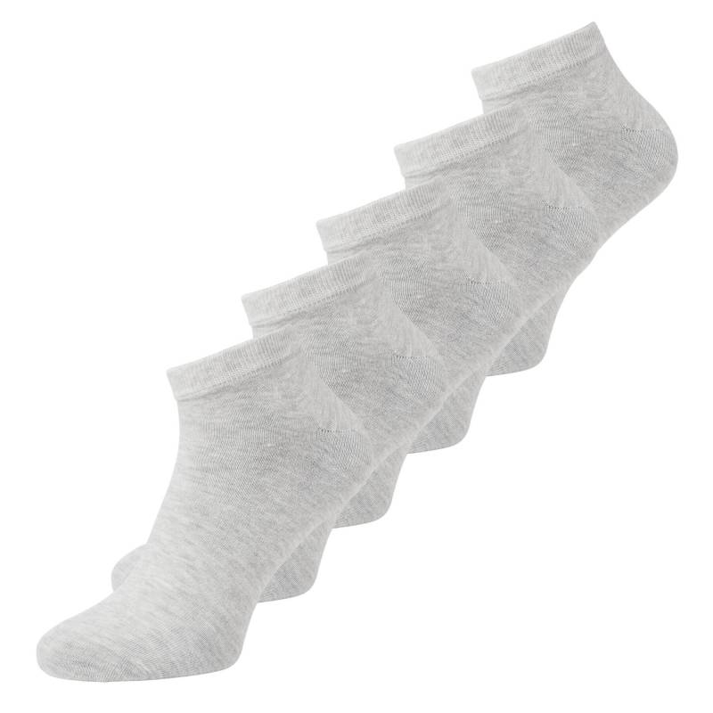 5er-Set niedrige Herrensocken Jack&Jones Dongo 12120278 Light Gray von Jack&Jones