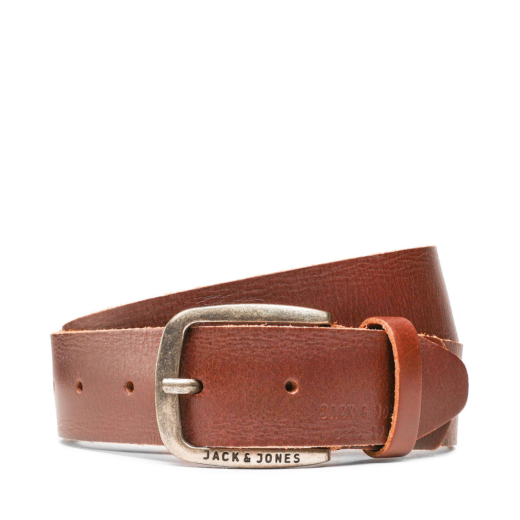 Herrengürtel Jack&Jones Jackpaul Leather Belt 12111286 Braun von Jack&Jones