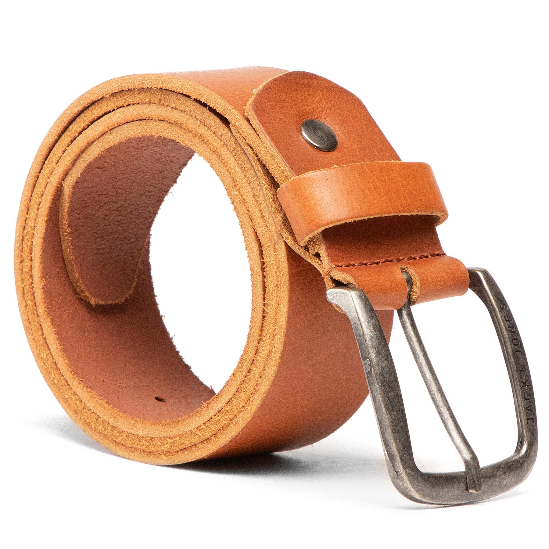 Herrengürtel Jack&Jones Jackpaul Leather Belt 12111286 Mocha Bisque von Jack&Jones