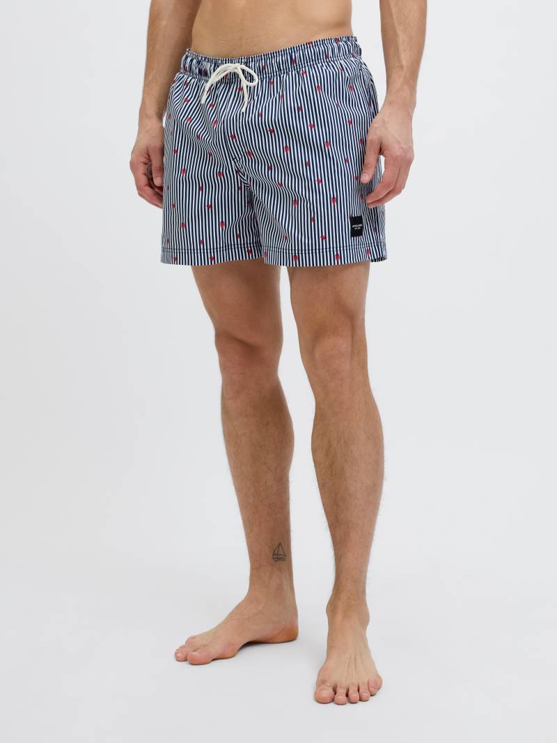 Jack & Jones Badeshorts »JPSTMAUI JJSWIM MINI STRIPE AKM SN« von Jack & Jones