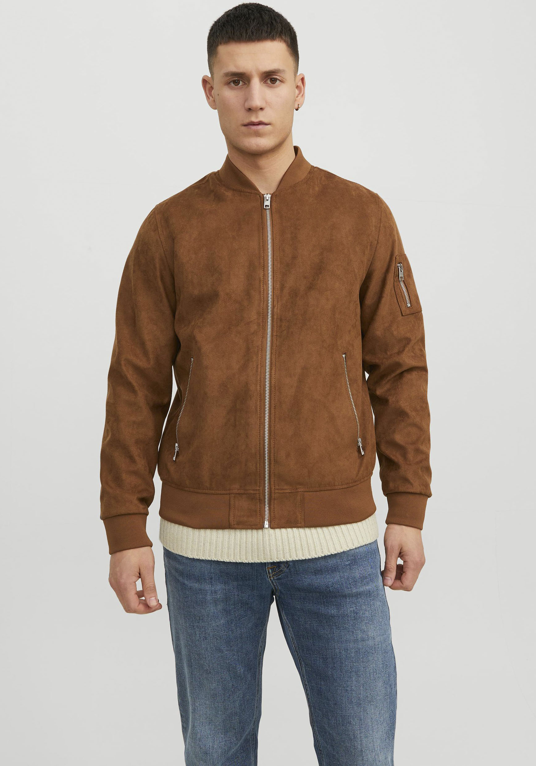 Jack & Jones Blouson »JJEROCKY FAUX SUEDE BOMBER NOOS« von Jack & Jones