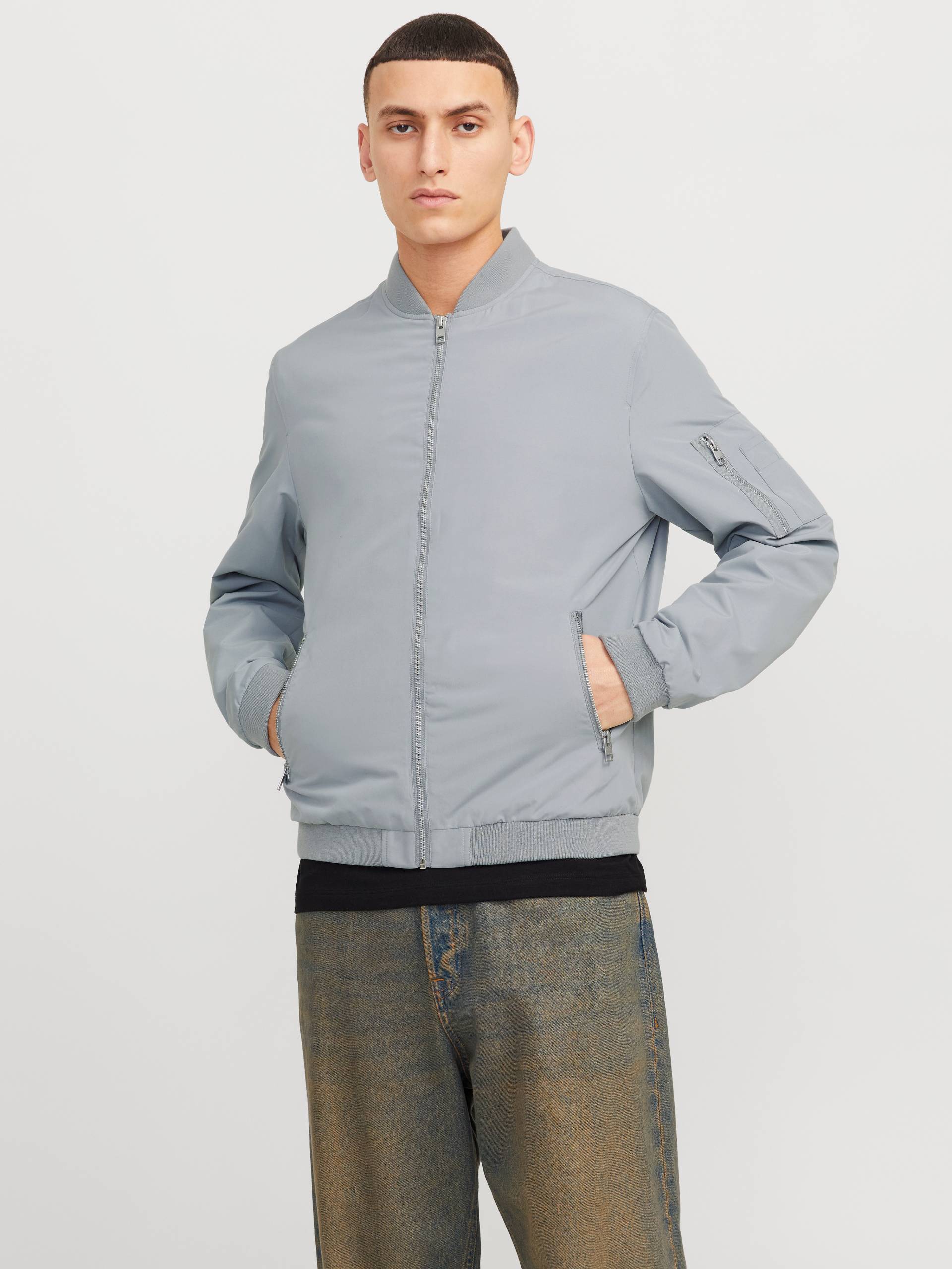 Jack & Jones Blouson »JJERUSH BOMBER NOOS«, ohne Kapuze, mit Reissverschlusstaschen von Jack & Jones