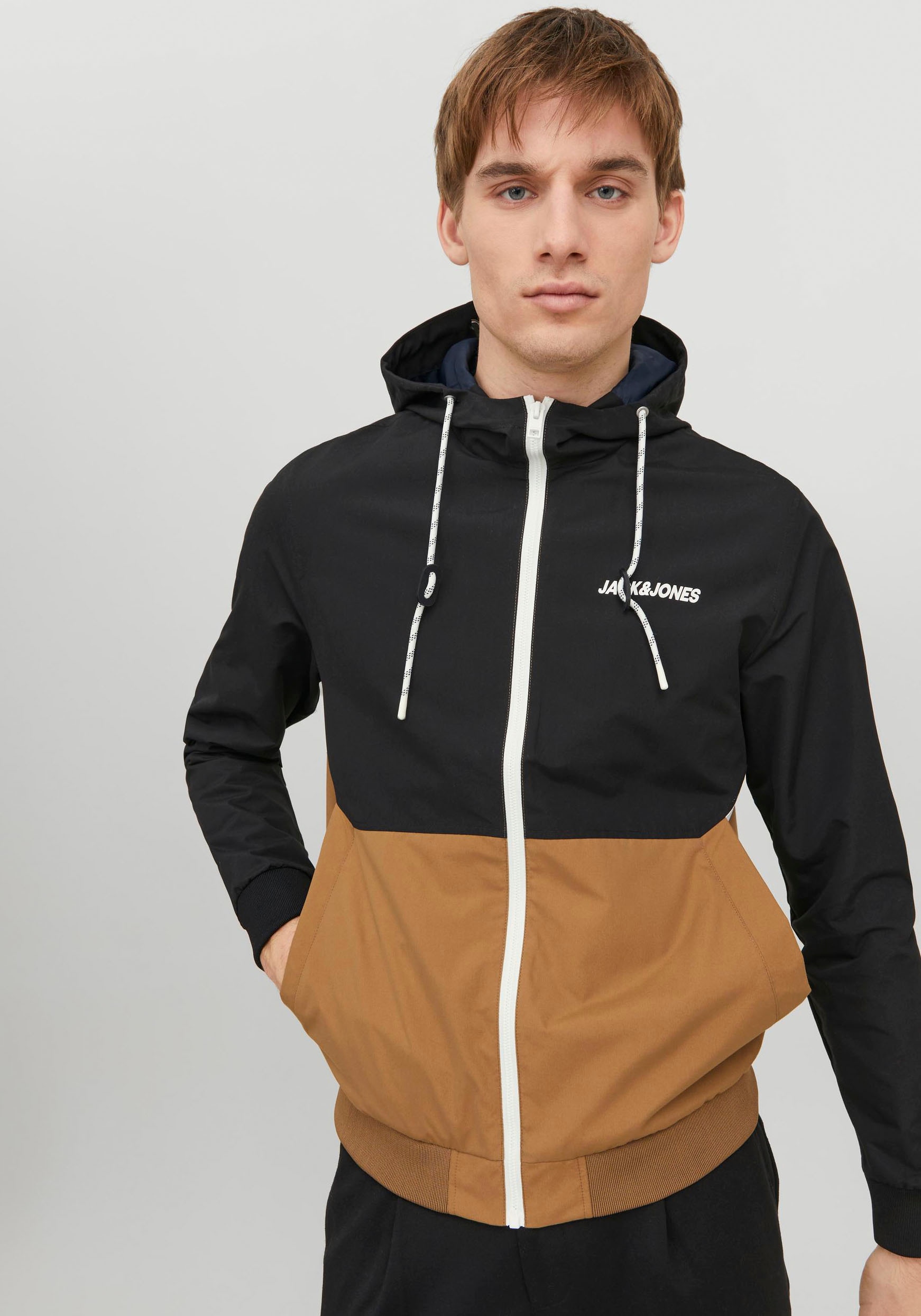 Jack & Jones Blouson »JJERUSH HOOD BOMBER NOOS«, mit Kapuze von Jack & Jones