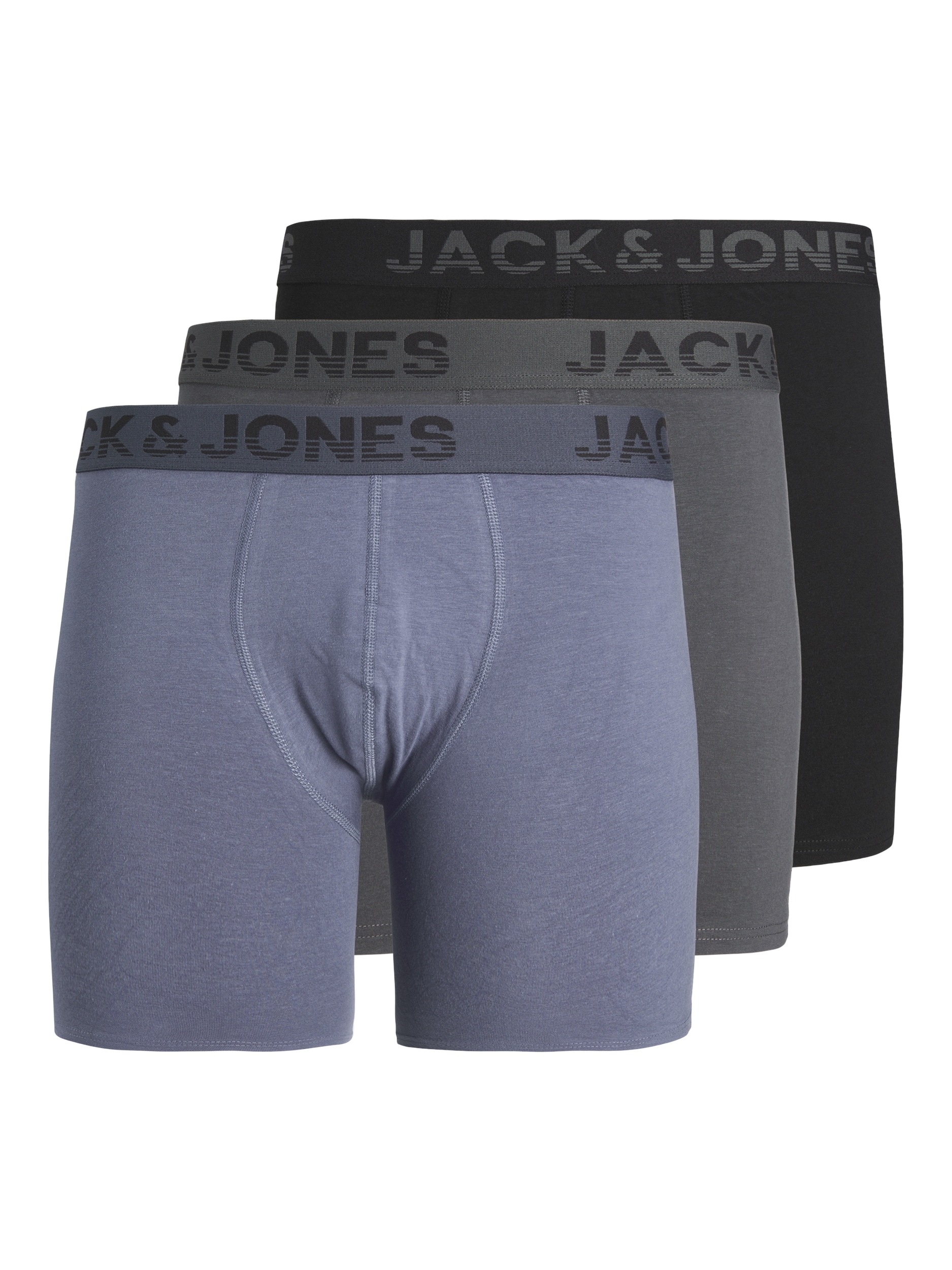 Jack & Jones Boxershorts »JACSHADE SOLID BOXER BRIEFS 3 PACK«, (Packung, 3 St.) von Jack & Jones