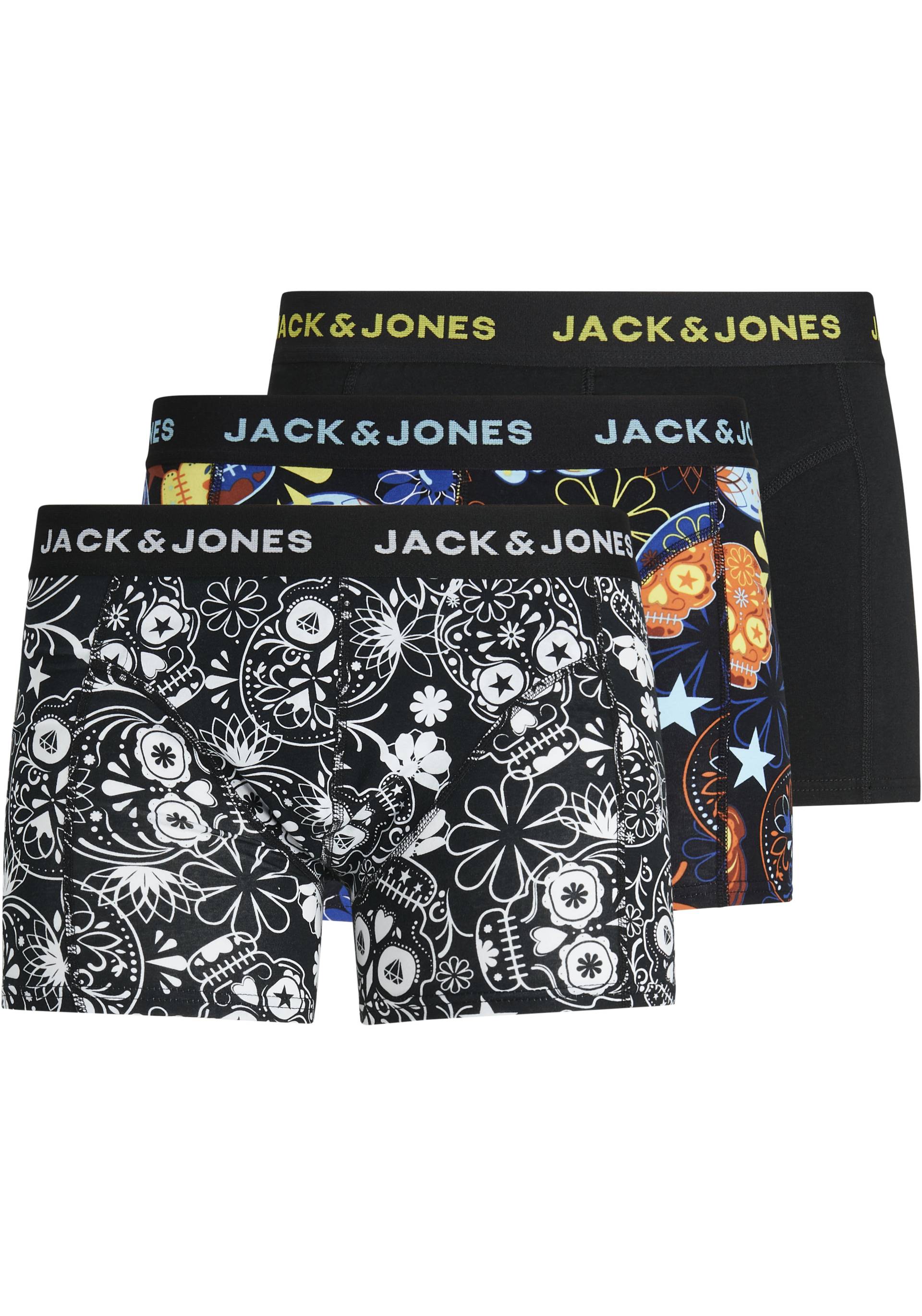 Jack & Jones Boxershorts »JACSUGAR SKULL TRUNKS 3 PACK. NOOS«, (Packung, 3 St.) von Jack & Jones