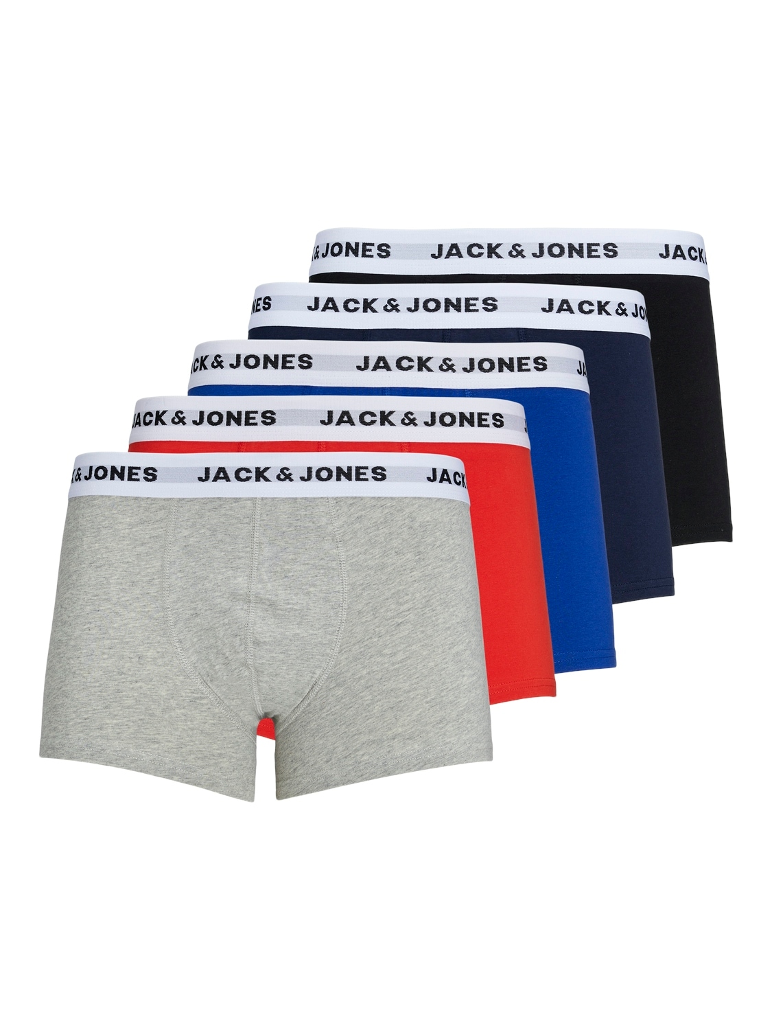 Jack & Jones Boxershorts »JACWHITE TRUNKS 5-PACK«, (Packung, 5 St.) von Jack & Jones
