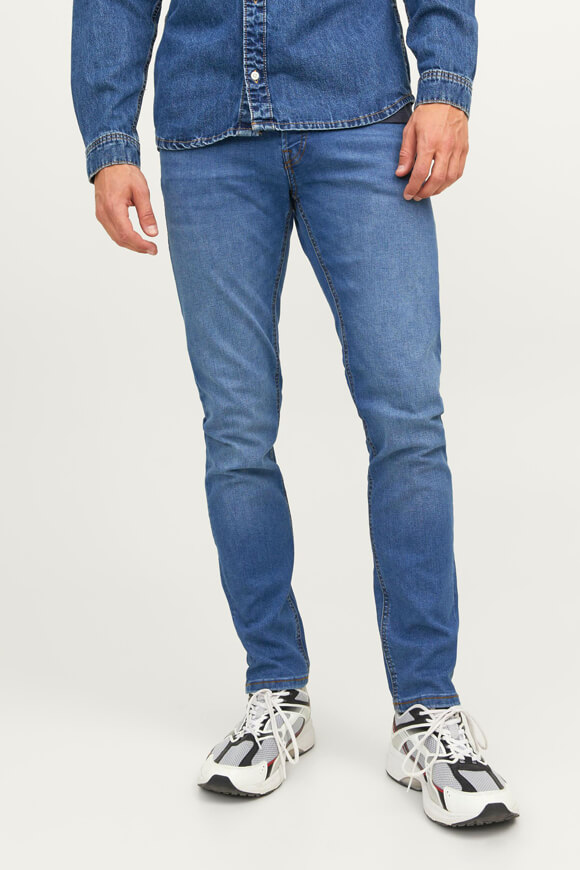 Jack & Jones Glenn Slim Fit Jeans L32 | Dunkelblau | Herren  | 30/32 von Jack & Jones