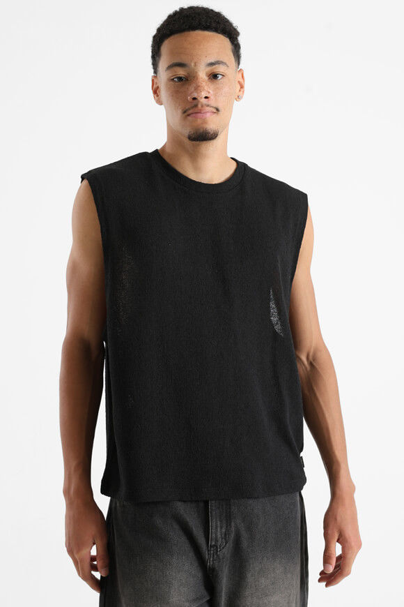 Jack & Jones JCOHORIZON strukturiertes Tanktop | Black | Herren  | S von Jack & Jones