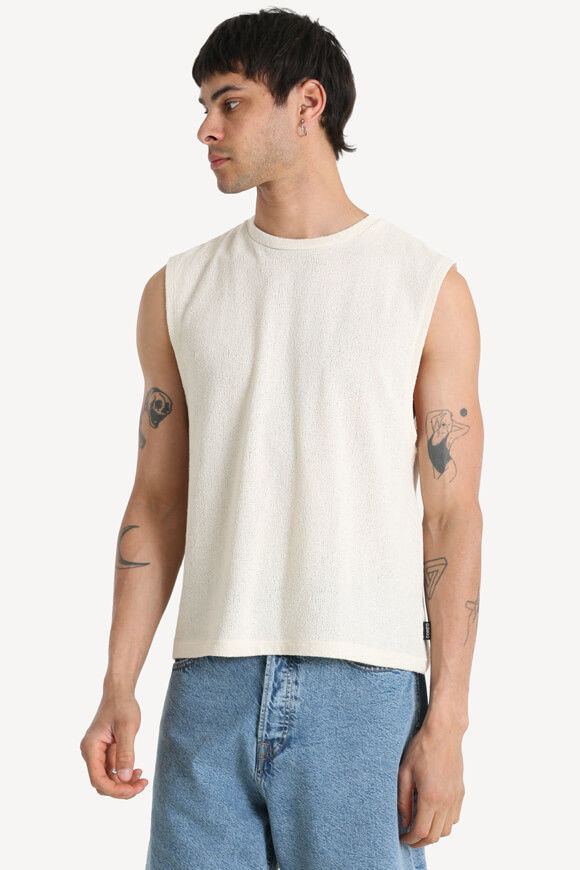 Jack & Jones JCOHORIZON strukturiertes Tanktop | Cloud Dancer | Herren  | S von Jack & Jones