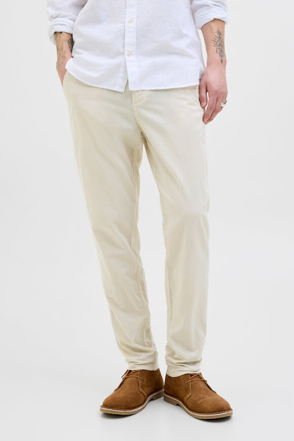 Jack & Jones JPSTACE Chino Leinenhose L32 | Feather Gray | Herren | 34/32 Jack & Jones JPSTACE Chino Leinenhose L32 | Feather Gray | Herren | 34/32 von Jack & Jones