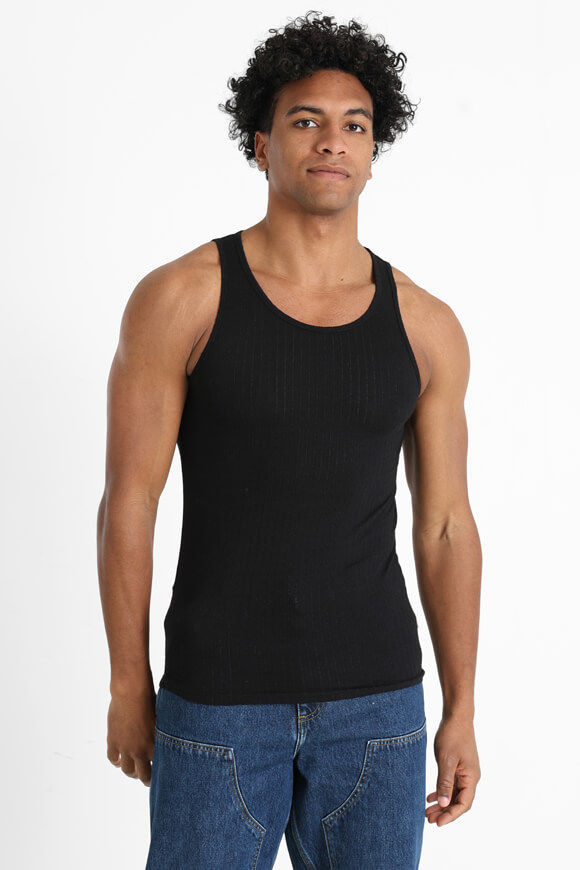 Jack & Jones Jorretiro Pointal geripptes Tanktop | Black | Herren  | XL von Jack & Jones