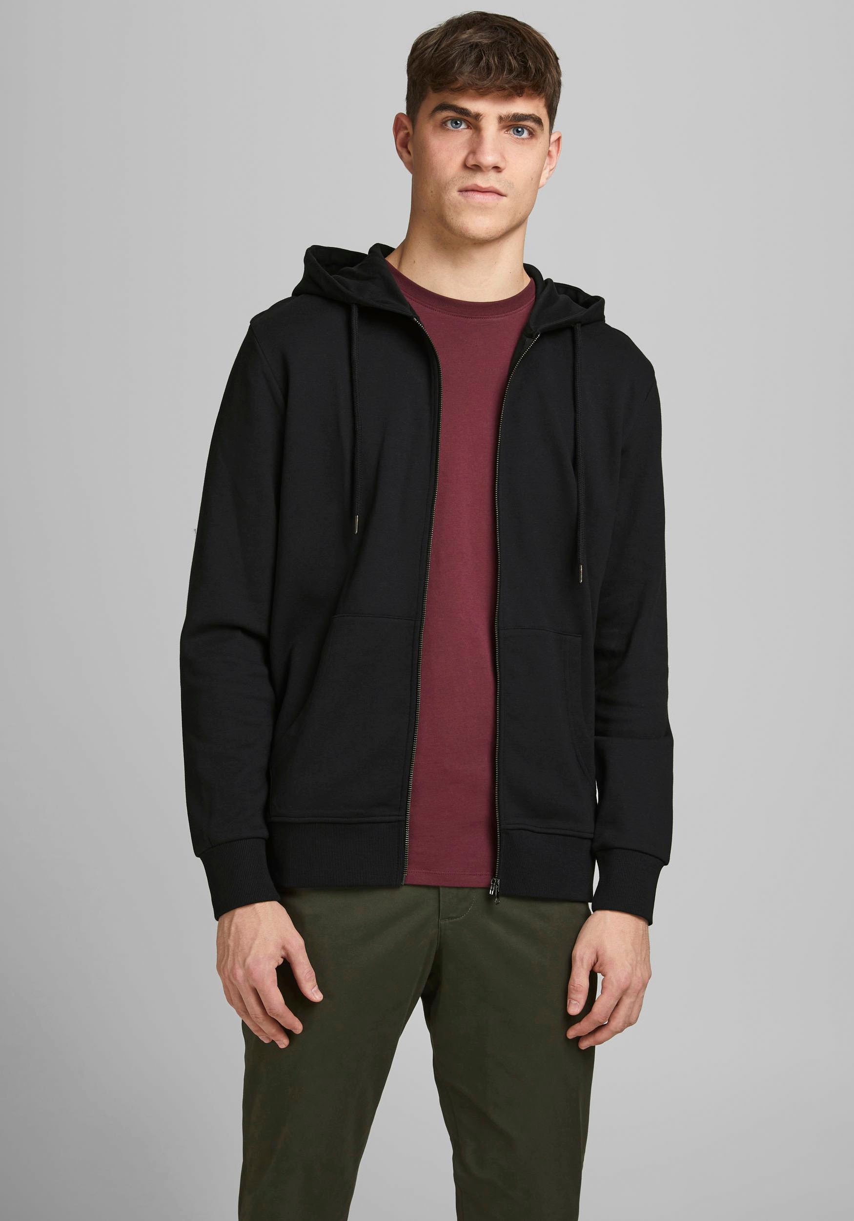 Jack & Jones Kapuzensweatjacke »BASIC SWEAT ZIP HOOD« von Jack & Jones