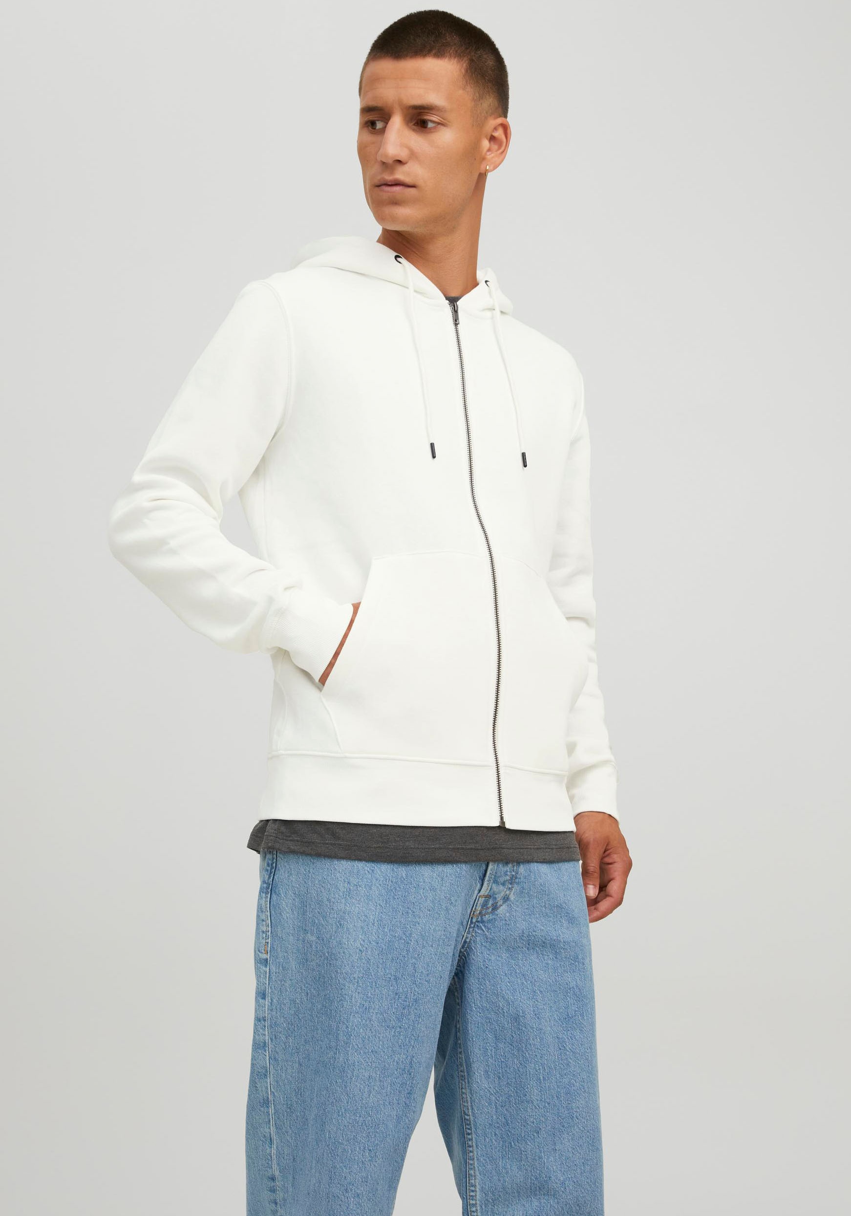 Jack & Jones Kapuzensweatjacke »STAR BASIC SWEAT ZIP HOOD« von Jack & Jones