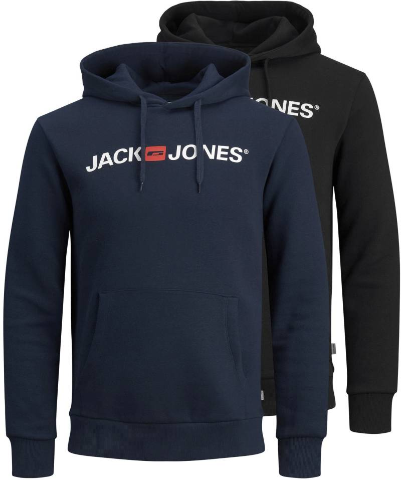 Jack & Jones Kapuzensweatshirt »CORP OLD LOGO SWEAT HOOD«, (Packung, 2 tlg., 2er-Pack) von Jack & Jones