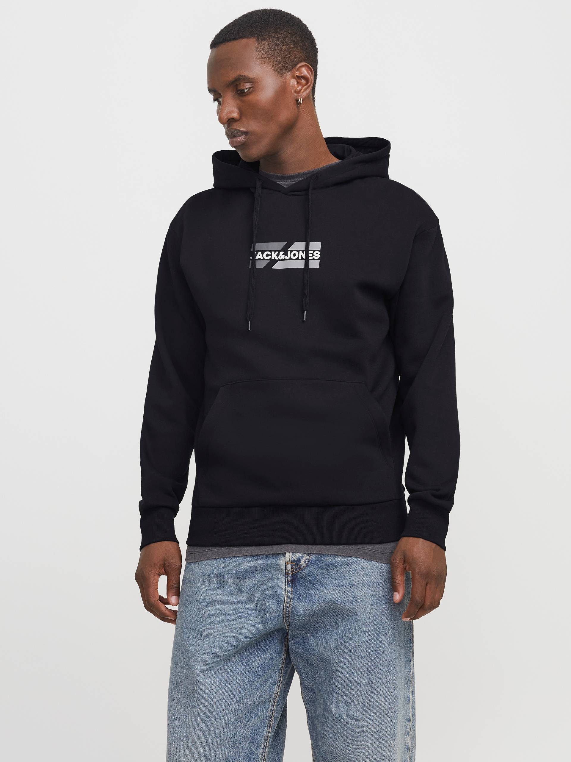 Jack & Jones Kapuzensweatshirt »JJECORP GRAPHIC SWEAT HOOD NOOS«, mit Logo Print von Jack & Jones