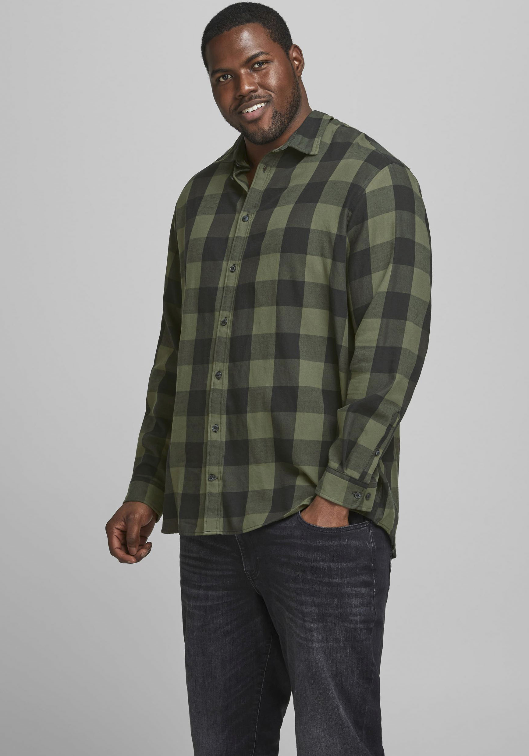 Jack & Jones PlusSize Karohemd »GINGHAM TWILL SHIRT« von Jack & Jones PlusSize