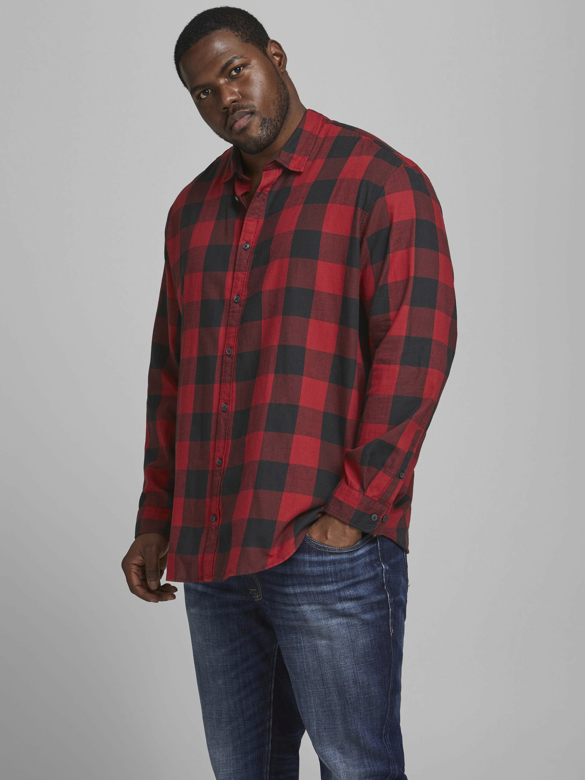 Jack & Jones PlusSize Karohemd »GINGHAM TWILL SHIRT«, Bis Grösse 6XL von Jack & Jones PlusSize