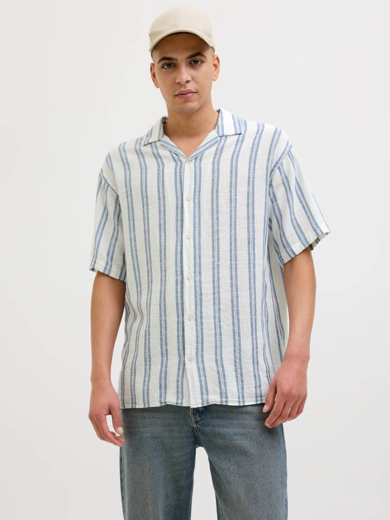 Jack & Jones Kurzarmhemd »JJEENZO STRIPE RESORT SHIRT SS SN«, mit Streifen Muster von Jack & Jones