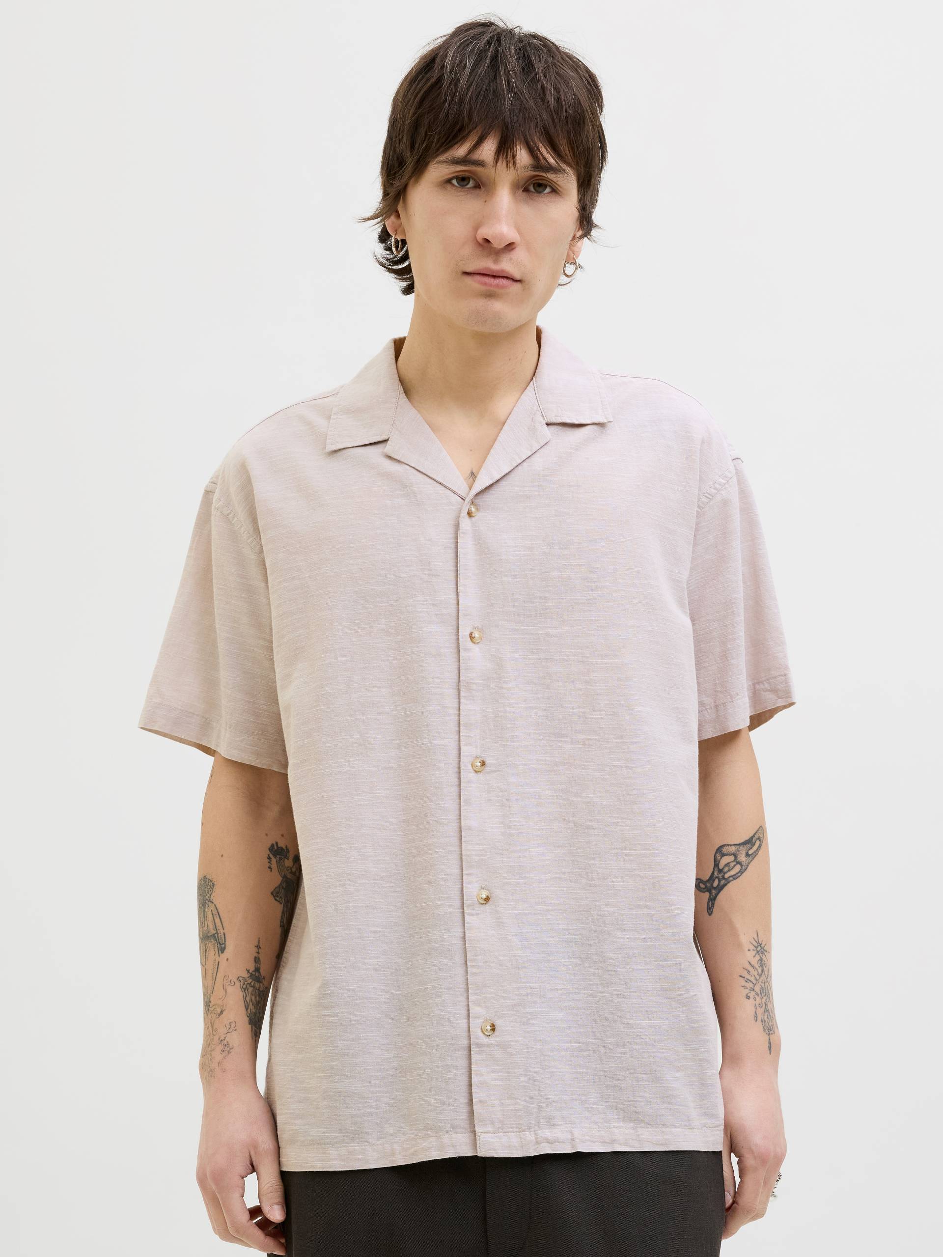 Jack & Jones Kurzarmhemd »JJESUMMER RESORT SHIRT SS SN«, mit Resort Kragen von Jack & Jones