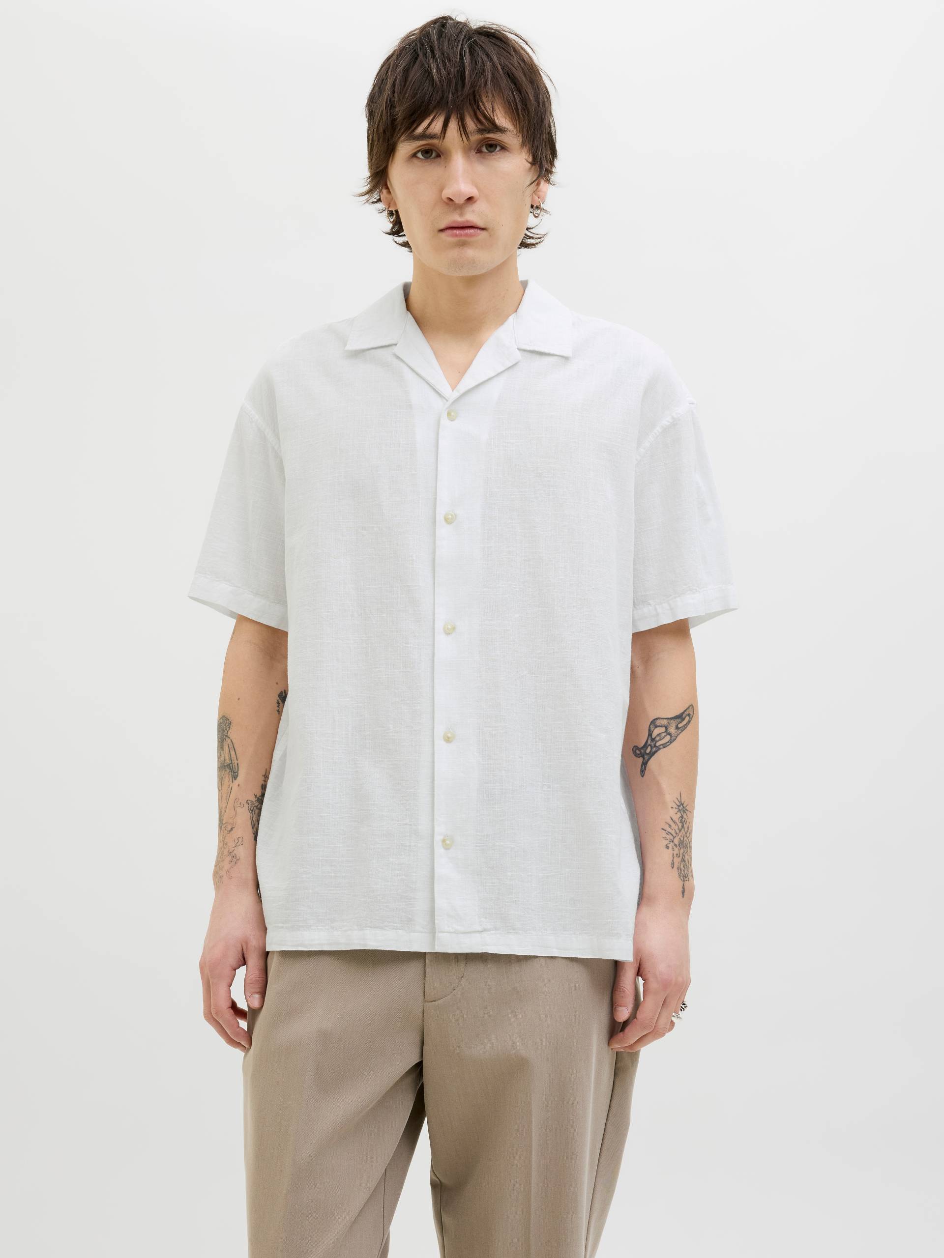 Jack & Jones Kurzarmhemd »JJESUMMER RESORT SHIRT SS SN«, mit Resort Kragen von Jack & Jones