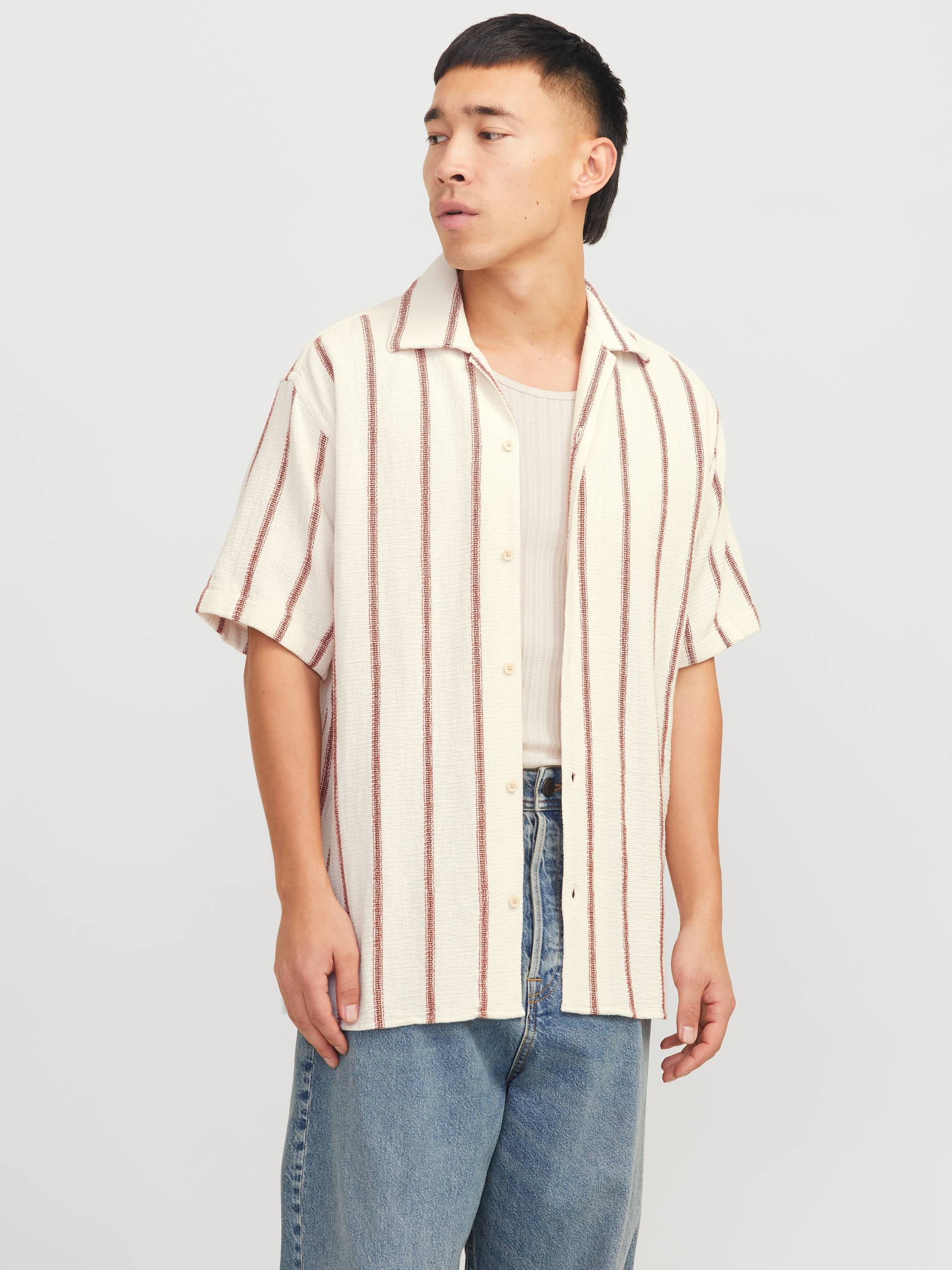 Jack & Jones Kurzarmhemd »JORCOBA STRIPE RESORT SHIRT SS SN« von Jack & Jones