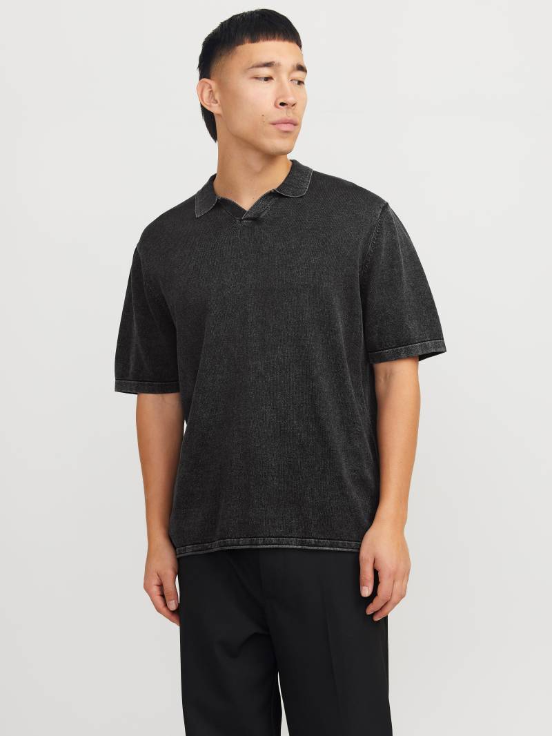 Jack & Jones Kurzarmpullover »JJELEO KNIT POLO SS LN«, mit Polo Kragen von Jack & Jones