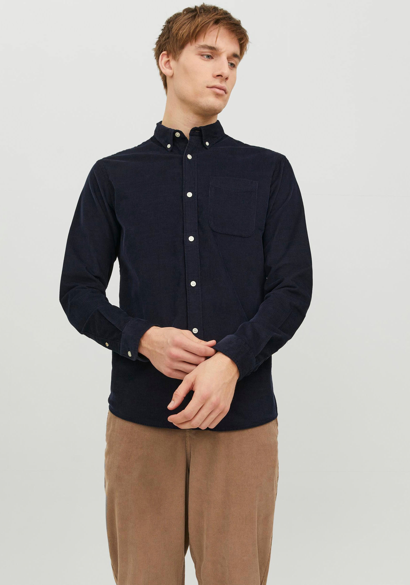 Jack & Jones Langarmhemd »JJECLASSIC CORD SHIRT LS SN« von Jack & Jones