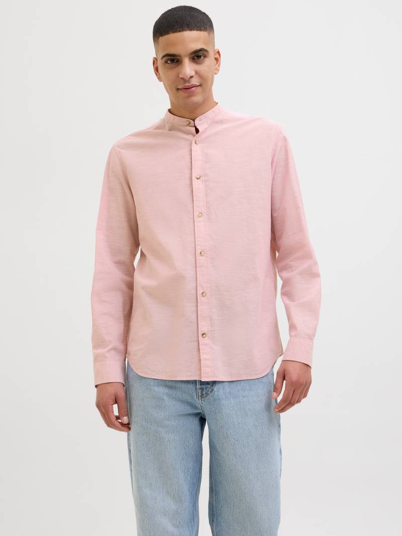 Jack & Jones Langarmhemd »JJESUMMER BAND SHIRT LS SN«, mit Bandkragen von Jack & Jones