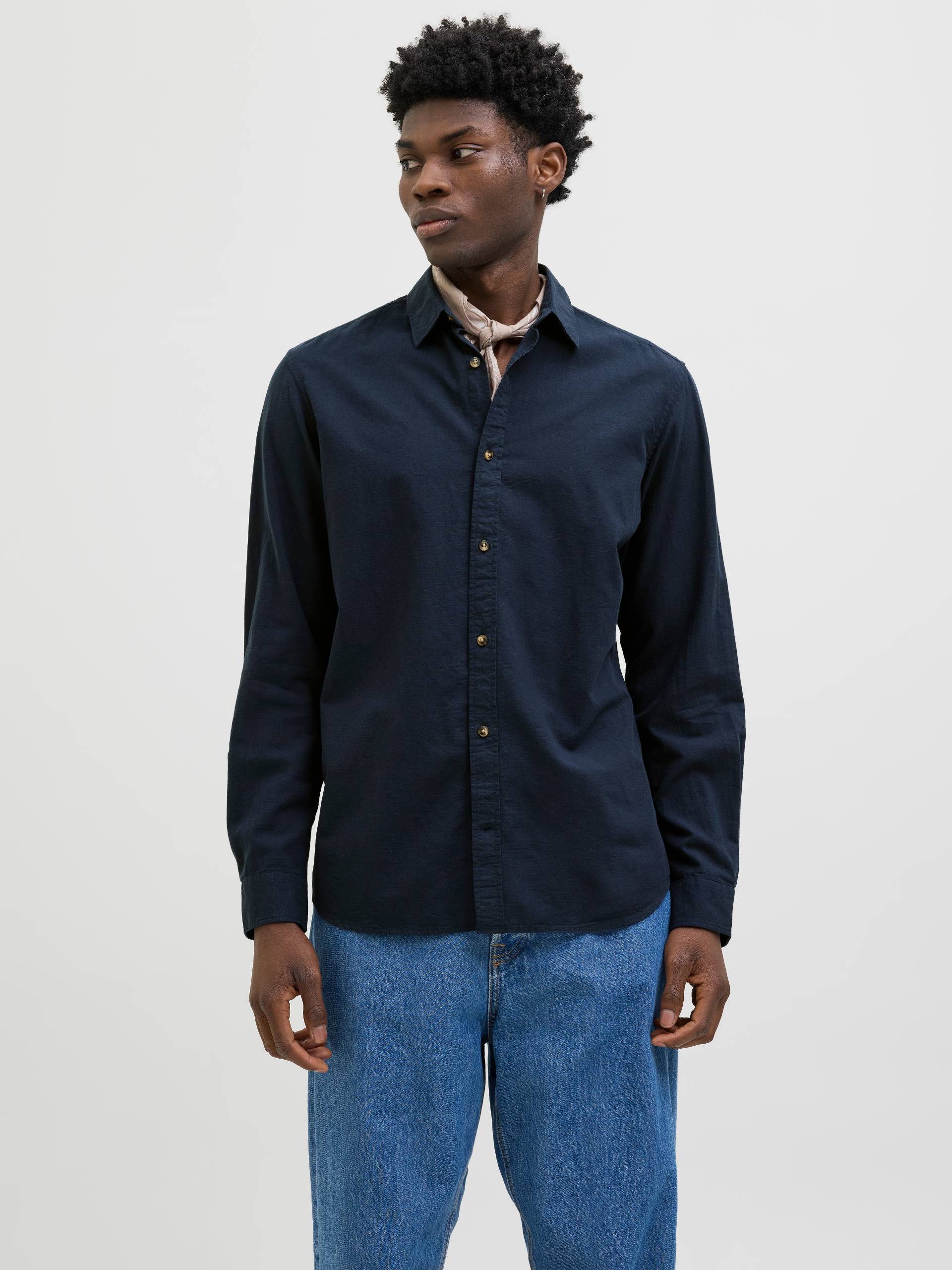 Jack & Jones Langarmhemd »JJESUMMER SHIRT LS SN«, mit Hemdkragen von Jack & Jones
