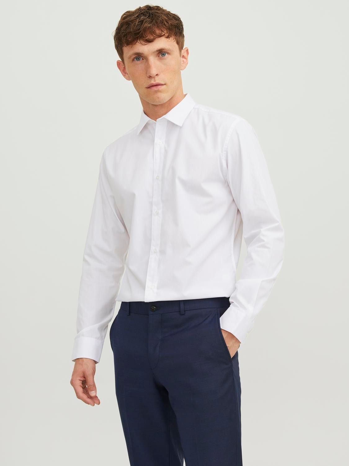 Jack & Jones Langarmhemd »JJJOE SHIRT LS PLAIN« von Jack & Jones