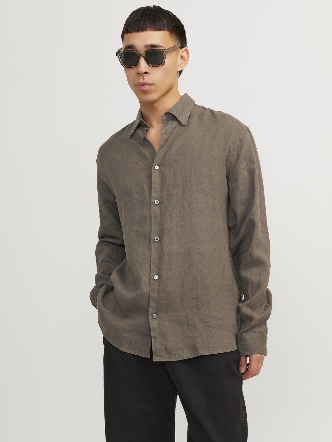 Jack & Jones Langarmhemd »JPRCCLAWRENCE LINEN SHIRT L/S SN« Jack & Jones Langarmhemd »JPRCCLAWRENCE LINEN SHIRT L/S SN« von Jack & Jones