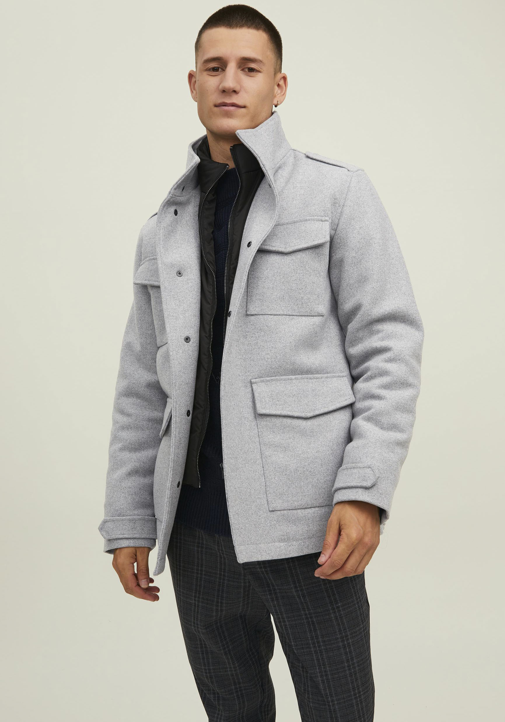 Jack & Jones Langjacke »BLAPARKER WOOL FIELD JKT« von Jack & Jones