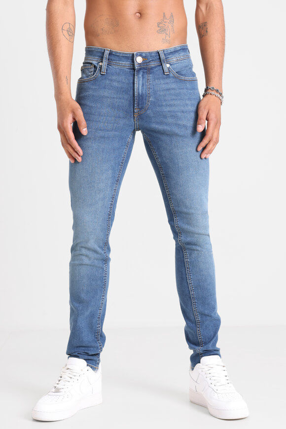 Jack & Jones Liam Skinny Jeans L32 | Blue Denim | Herren  | 34/32 von Jack & Jones