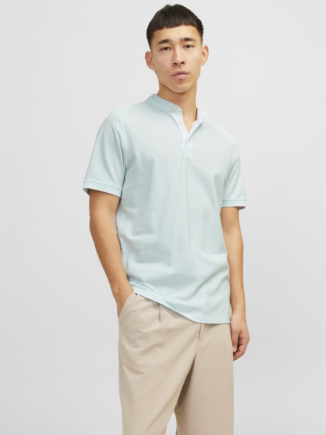 Jack & Jones Poloshirt »JJEPAULOS MAO POLO« von Jack & Jones