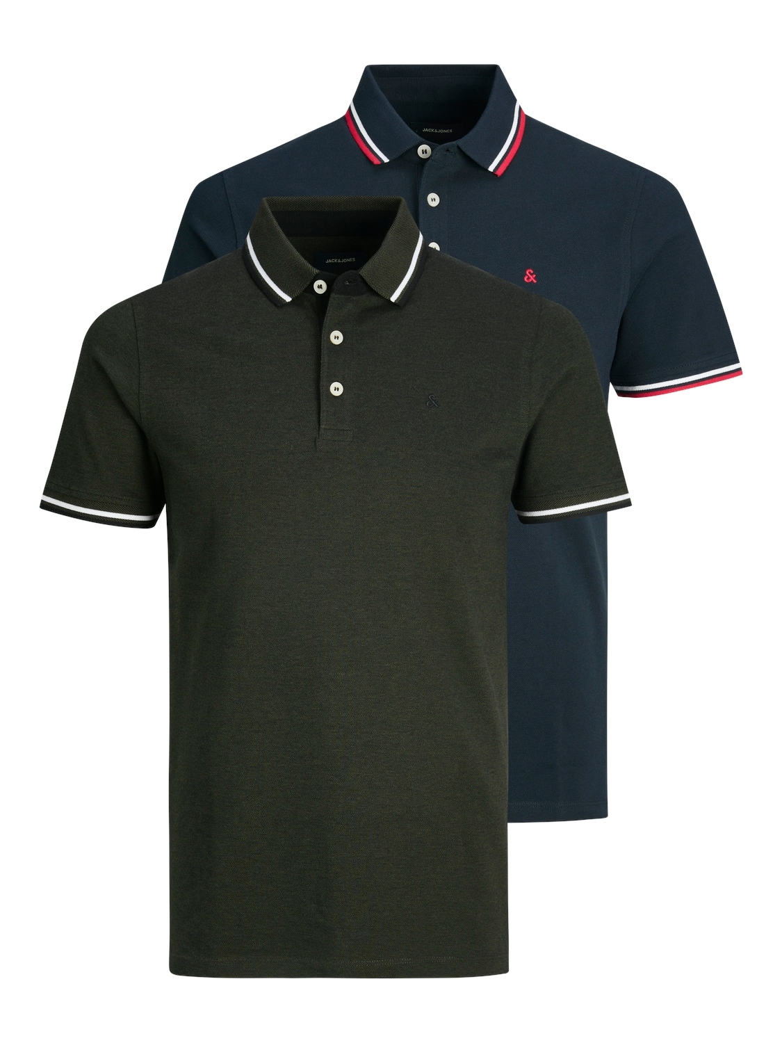 Jack & Jones Poloshirt »JJEPAULOS POLO SS 2PK MP NOOS«, (Packung, 2 tlg., 2er-Pack) von Jack & Jones