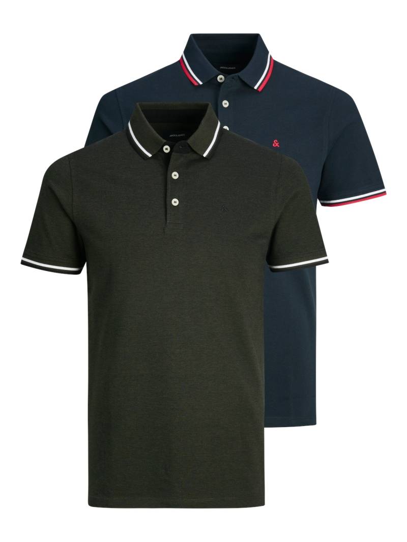 Jack & Jones Poloshirt »JJEPAULOS POLO SS 2PK MP NOOS«, (Packung, 2 tlg., 2er-Pack) von Jack & Jones